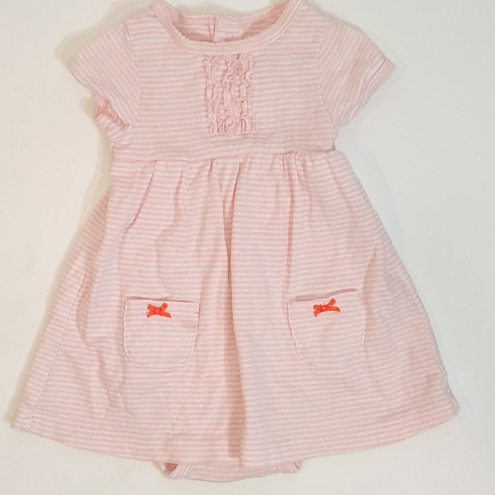 Carter's striped pink dress